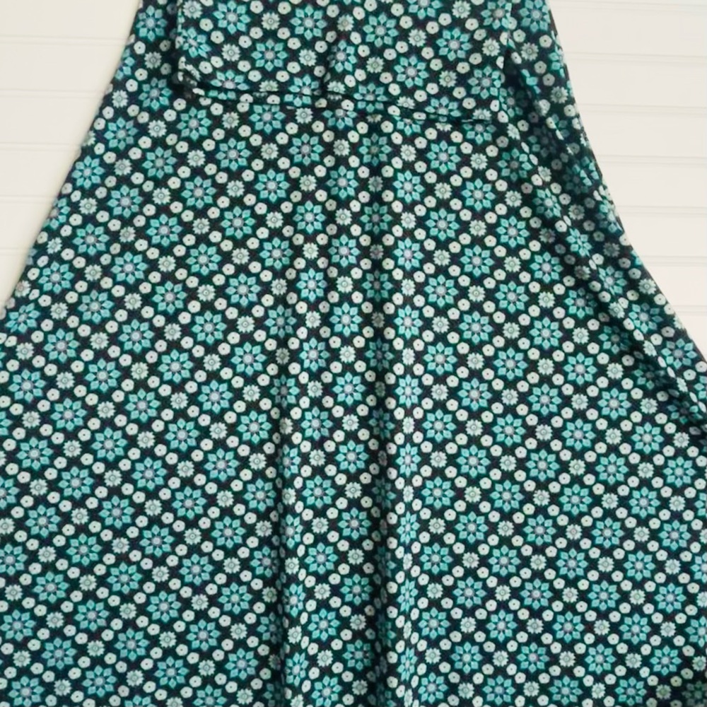 Maxi Skirt Dress Lularoe Maxi Teal Purple Flowers